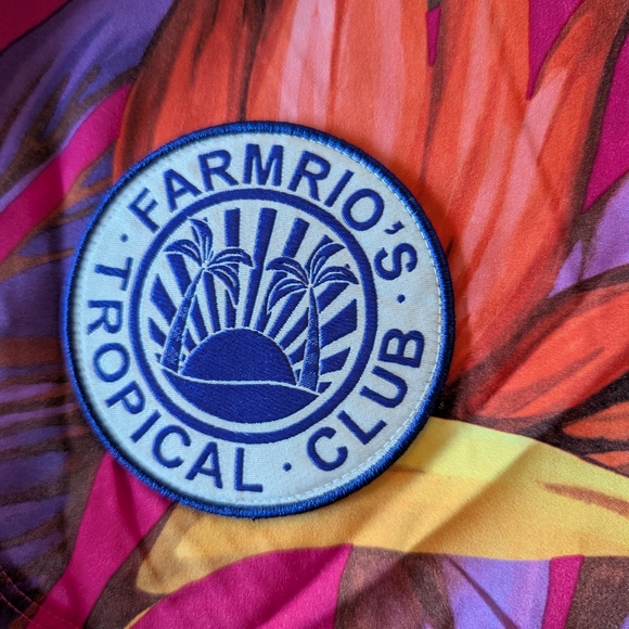 FARM RIO x ADIDAS Training Pacer Shorts Birds of Paradise Bold Pink Size Medium - Picture 5 of 16